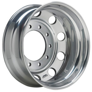 Aluminum Budd Pilot Wheel, 24.5 Inch W/ 10 Bolt Hole Pattern
