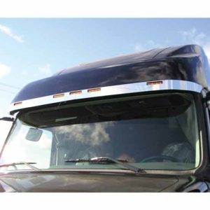 3 Inch Stainless Steel Visor Trim For Volvo VN & VNL