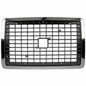 BESTfit Black Plastic Grille With Chrome Trim Replaces 85122291 For Volvo VNL Gen II