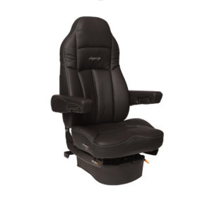 Seats Inc. Legacy LO High Back Seat With Armrests - Black DuraLeather