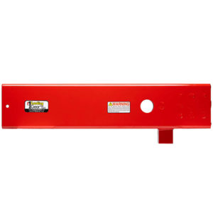 Trailer Landing Gear Leg Lock With Combination Lock Secures Hand Crank In Place