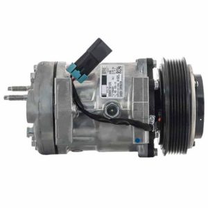 TPHD AC Compressor With 6 Groove Sanden 7H15 Style Clutch For Kenworth & Peterbilt
