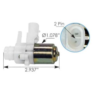 Windshield Washer Pump Motor For Kenworth & Peterbilt