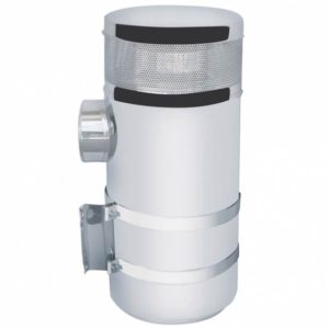 15 Inch Stainless Steel Air Cleaner With Mounting Bracket & Straps For Peterbilt 379 & 378