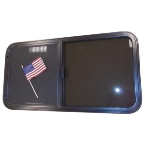 BESTfit Tinted Rear Window Slider Assembly For Peterbilt 359 & 379