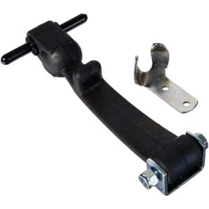 7.875 Inch Heavy Duty Rubber Latch W/ Brackets, Pin W/ Bumper