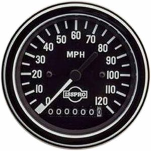 3.375 Inch Electric Speedometer - 120 MPH