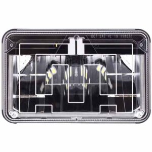 4 X 6 Inch 1000 Lumen Heated LED High Beam Headlight