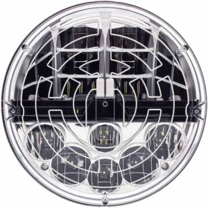 7 Inch Round 500 Lumen Low 950 Lumen High Beam Heated Headlight