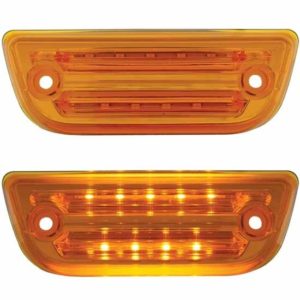 9 LED Cab Light - Amber LED/ Amber Lens For Peterbilt 567, 579, Kenworth T680, T880, W990