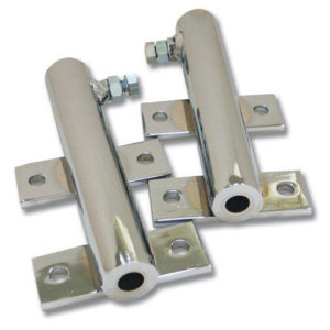 Chrome-Plated Flag Holders