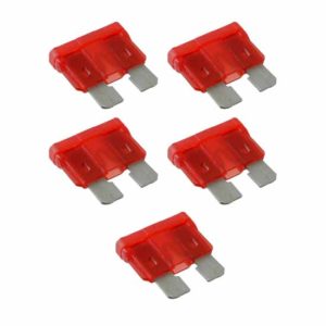 10 AMP Fuse Spade Type - 5 Pack