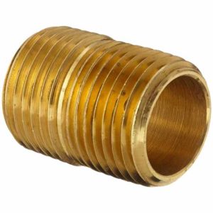 TPHD 1/2 Inch Brass Close Nipple