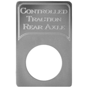 Rockwood Stainless Steel Controlled Traction Rear Axle Switch Plate For Kenworth