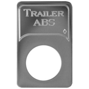 Rockwood Stainless Steel Trailer ABS Switch Plate For Kenworth