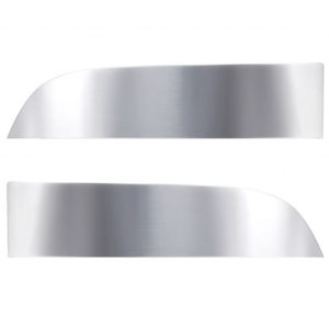 Stainless Steel 8 Inch Chop Top Window Panels For Kenworth T680 & T880