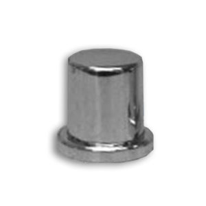 15/16 & 7/8 Inch Chrome Plastic Top Hat Frame Bolt Cover W/ Flange