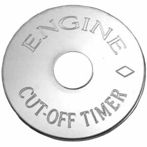 Rockwood Stainless Steel Engine Timer Shutdown Switch Plate For Peterbilt