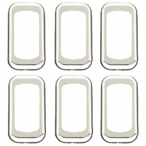 Rockwood Chrome Rocker Switch Cover, 6 Pack For Peterbilt