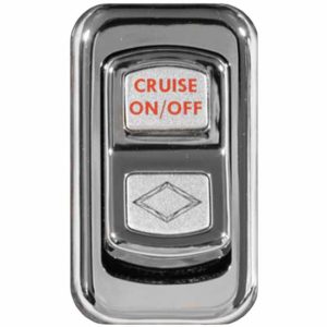 Rockwood Chrome Rocker Switch Cover For Cruise Control For Peterbilt 2006-Newer