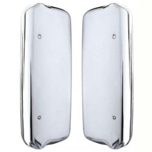 Chrome Mirror Covers For Freightliner Columbia & Century