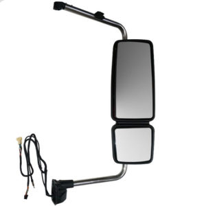 BESTfit Black Electric, Heated Mirror Assembly With Brackets For International WorkStar Passenger Side